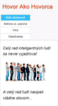 Mobile Screenshot of hovorakohovorca.com